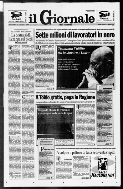 Il giornale del lunedi